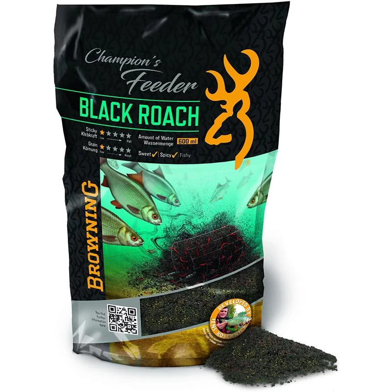 AMORCE BROWNING CHAMPION’S FEEDER MIX BLACK ROACH 1 AMORCE BROWNING CHAMPION’S FEEDER MIX BLACK ROACH