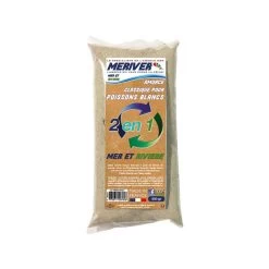 AMORCE MERIVER CLASSIQUE POISSON BLANC 2 EN 1
