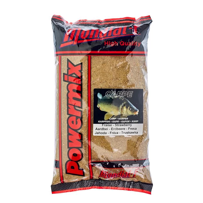 AMORCE MONDIAL-F POWERMIX CARP STRAWBERRY 1 AMORCE MONDIAL-F POWERMIX CARP STRAWBERRY
