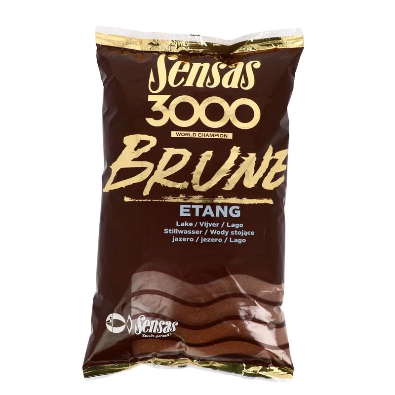 AMORCE SENSAS 3000 BRUNE ETANG - 1KG 1 AMORCE SENSAS 3000 BRUNE ETANG - 1KG