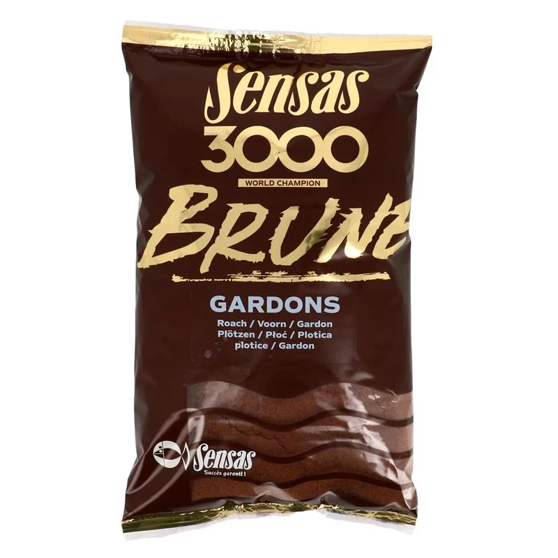 AMORCE SENSAS 3000 BRUNE GARDON - 1KG 1 AMORCE SENSAS 3000 BRUNE GARDON - 1KG