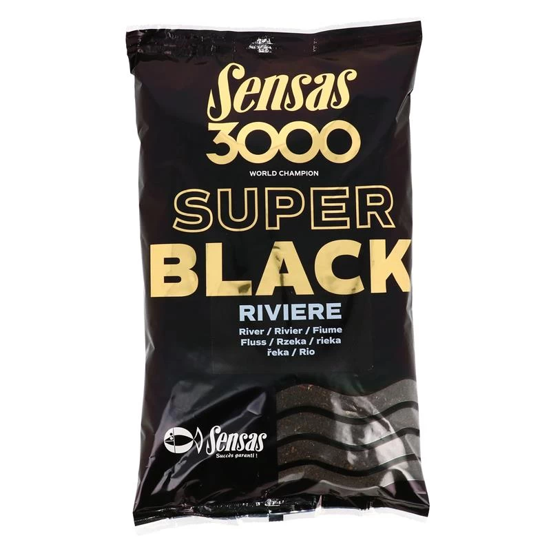 AMORCE SENSAS 3000 SUPER BLACK RIVIERE 1 AMORCE SENSAS 3000 SUPER BLACK RIVIERE