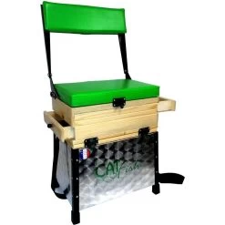 PANIER SIEGE ALU 2 TIROIRS BOIS CATFISH PRESTIGE