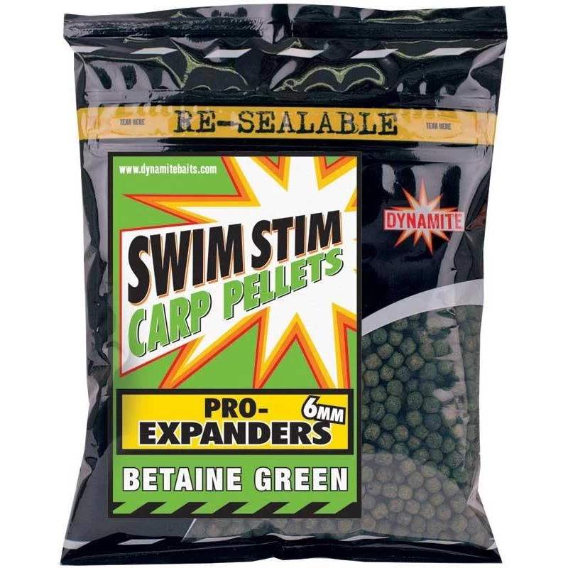 PELLET DYNAMITE BAITS PRO-EXPANDERS BETAINE GREEN SWIM STIM 1 PELLET DYNAMITE BAITS PRO-EXPANDERS BETAINE GREEN SWIM STIM